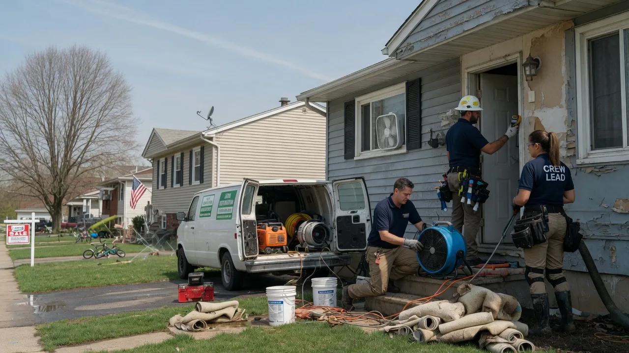 Flood Cleanup in Mount Auburn, IL near me